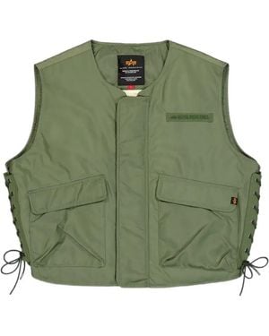 Alpha Industries Side-Tie Vest - Green