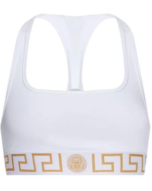 Versace Corpiño Greca Border - Blanco