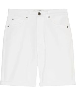 Marc O' Polo Klassische Jeans-Shorts - Weiß