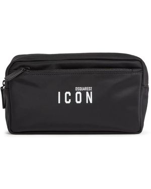 DSquared² Neceser Con Logo Estampado - Negro
