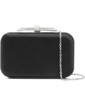 Mach & Mach Clutch Con Decorazione - Nero