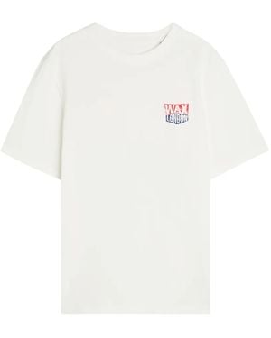 Wax London Dean Logo-Print T-Shirt - White