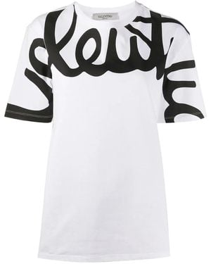 Valentino Garavani Logo Script T-shirt - Black