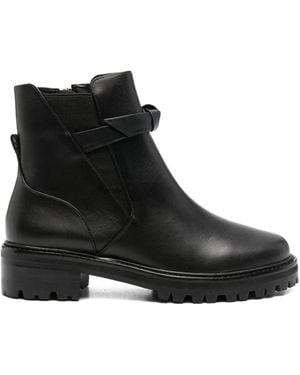 Alexandre Birman Botines Clarice Con Nudo - Negro