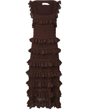 Zimmermann Hypnotic midi dress - Braun