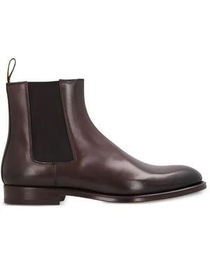 Doucal's Bottines Chelsea À Empiècements Élastiqués - Brown
