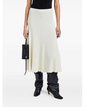 Proenza Schouler Stina Knitted Skirt - White