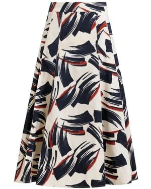 Essentiel Antwerp Printed Midi Skirt - White