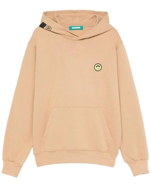 Barrow Logo-Print Hoodie - Natural