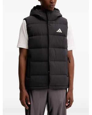 adidas Helionic Hooded Gilet - Black