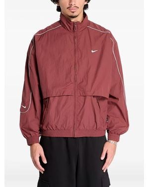 Nike Solo Swoosh Track Jacket - Red