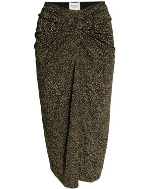 Isabel Marant Jeldia ミディ スカート - グリーン