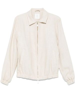 Eleventy Linen Jacket - White