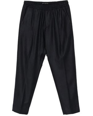 Low Brand Tokio Elasticated-Waistband Pants - Blue