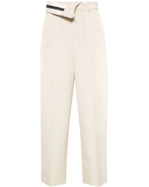 Fendi Wide Leg Trousers - Natural