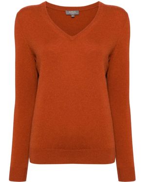 N.Peal Cashmere Organic Cashmere Sweater - Orange