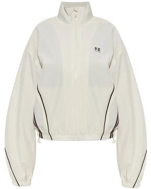 P.E Nation Chaqueta Liner Con Ribete - Blanco