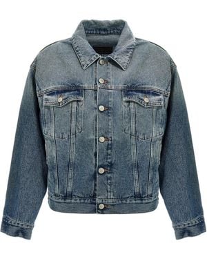 MM6 by Maison Martin Margiela カットアウト デニムジャケット - ブルー