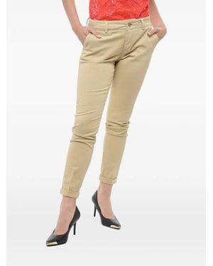 Maison Clochard Mallard Turn-Up Hem Trousers - Natural