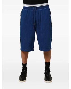 Dolce & Gabbana Logo-Print Shorts - Blue