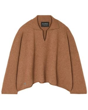 Alanui Fine-Knit Jumper - Brown