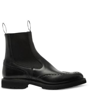 Tricker's Henry Leather Chelsea Boots - Black