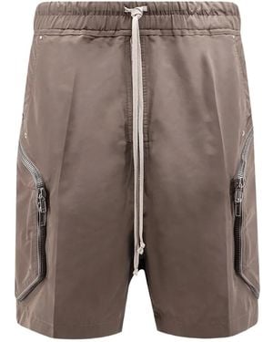 Rick Owens Zip-Pockets Shorts - Grey