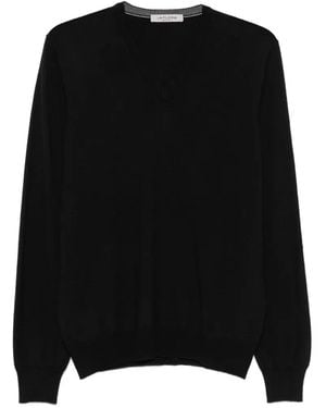 Fileria Pull À Col V - Noir
