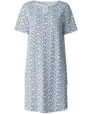 CALIDA Floral-Print Nightdress - Blue