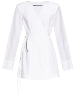 Alexander Wang Dress Tied - White