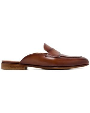 Magnanni Mules À Entaille Penny - Brown