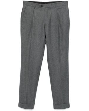 Reveres 1949 Pleated Trousers - Grey
