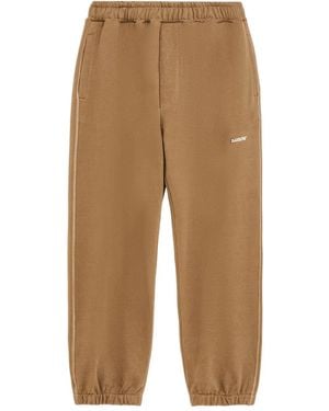 Barrow Trainingsbroek Met Logodetail - Naturel