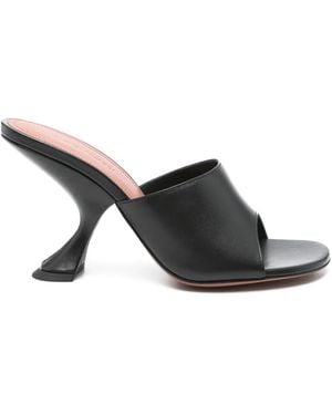AMINA MUADDI 90mm Taylor Sandals - ブラック