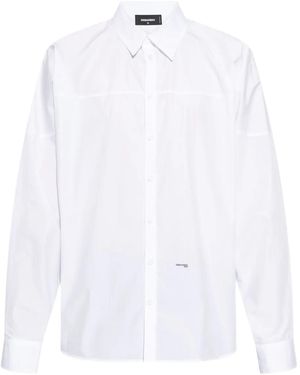 DSquared² Panelled Shirt - White