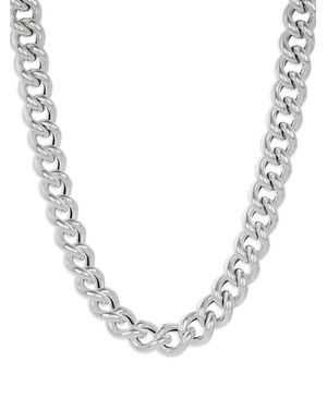 NO MORE Chunky Sterling- Necklace - Metallic