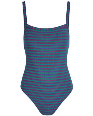 Lido Trentanove Gestreept Badpak - Blauw