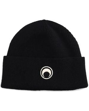 Marine Serre Bonnet Crescent Moon - Noir