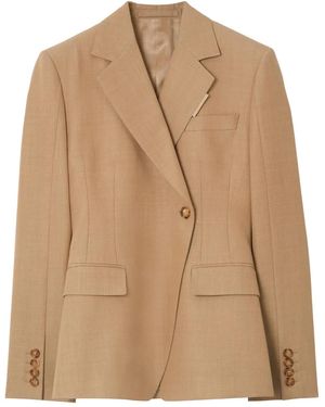 Burberry シングルジャケット - ナチュラル