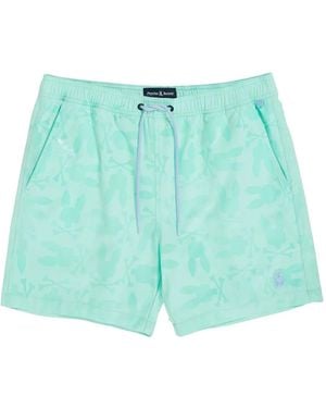 Psycho Bunny Malta Hydrochromic Swim Shorts - Green