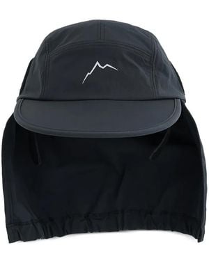 CAYL Logo-Print Paneled Cap - Black
