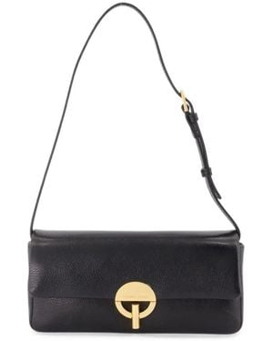 Vanessa Bruno Moon Leather Shoulder Bag - White