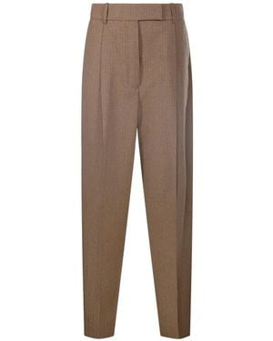 Rohe Pantalones Daria Con Pinzas - Neutro
