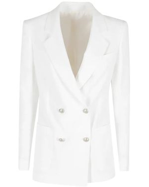Tagliatore Double-Breasted Blazer - White