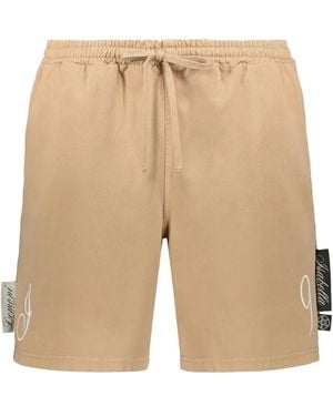 Isabella 1985 Cotton Bermuda Shorts - Natural