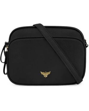 Apatchy London Sac À Bandoulière Betty En Cuir Grainé - Black