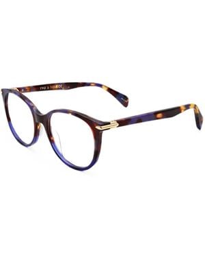 Rag & Bone Gafas Con Montura Redonda - Blanco