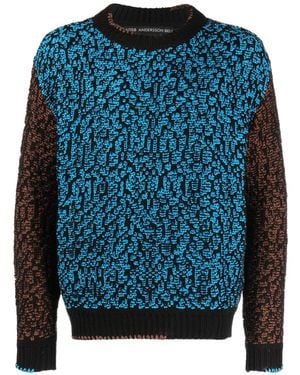 ANDERSSON BELL Sudadera en intarsia - Azul