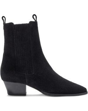 Aeyde Agata Cow Suede Leather Shoes - Black
