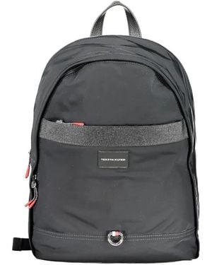 Tommy Hilfiger Logo-Patch Backpack - Grey